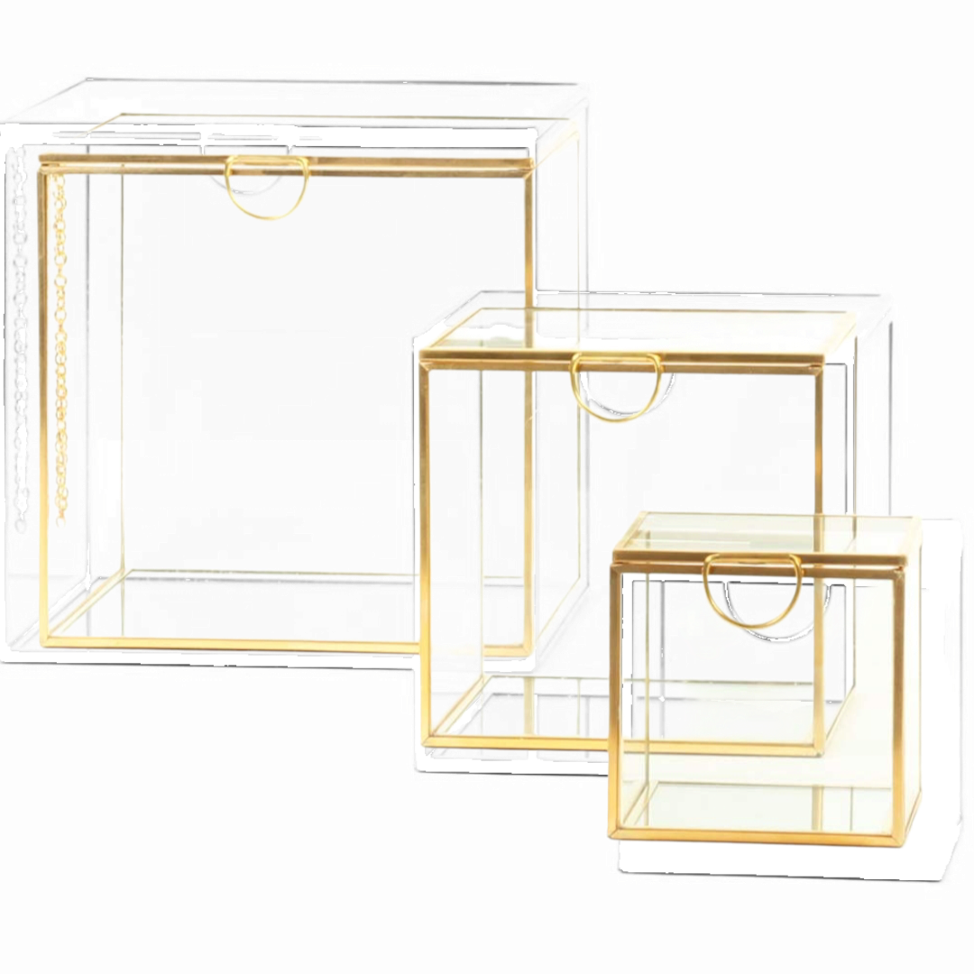 PVC HAMPER BAG 8*8*3.75 INCH ( 10 PCS PACK)