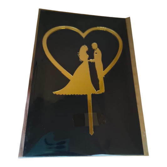 Couple Acrylic Topper 5''#6