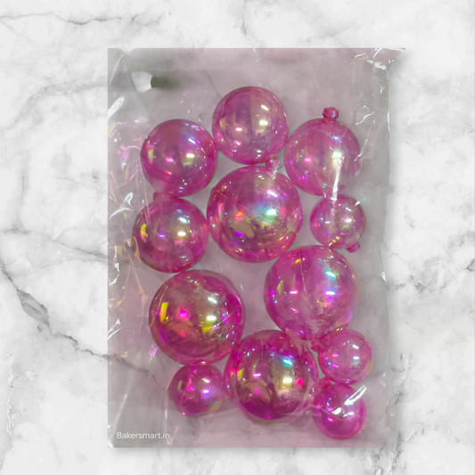 Bubble Ball -12 PC's pack Pink