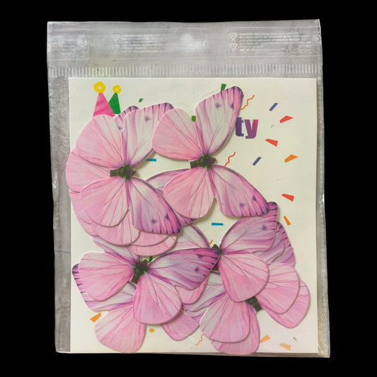 Paper Butterfly Pink With Linings #2