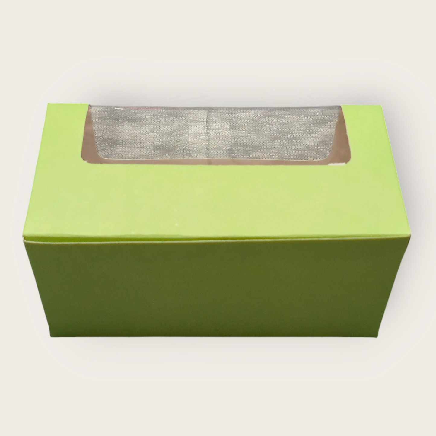 2 Cup Cake / 2 Jar Box Mint Green- 10 PC's pack