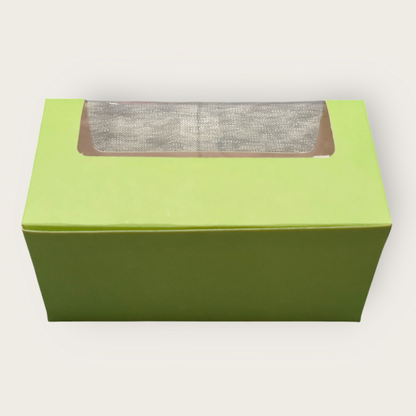 2 Cup Cake / 2 Jar Box Mint Green- 10 PC's pack