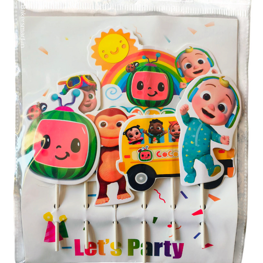 PAPER THEME TOPPER COCOMELON