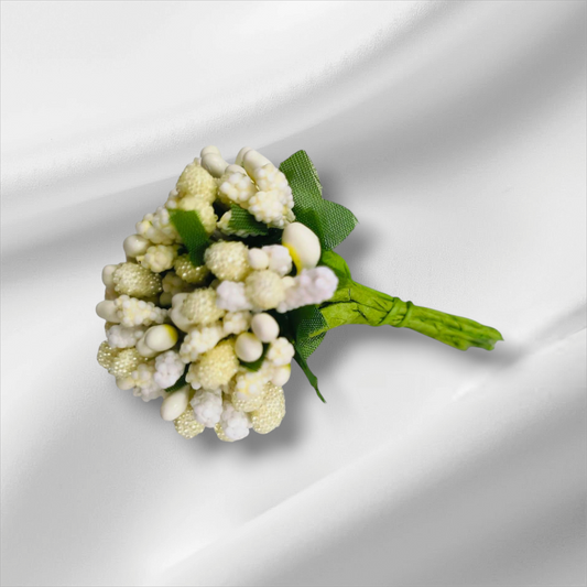 Pollane Buds Bunch 12 PC's OffWhite