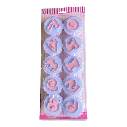 Jumbo Number Push Pop Cutter