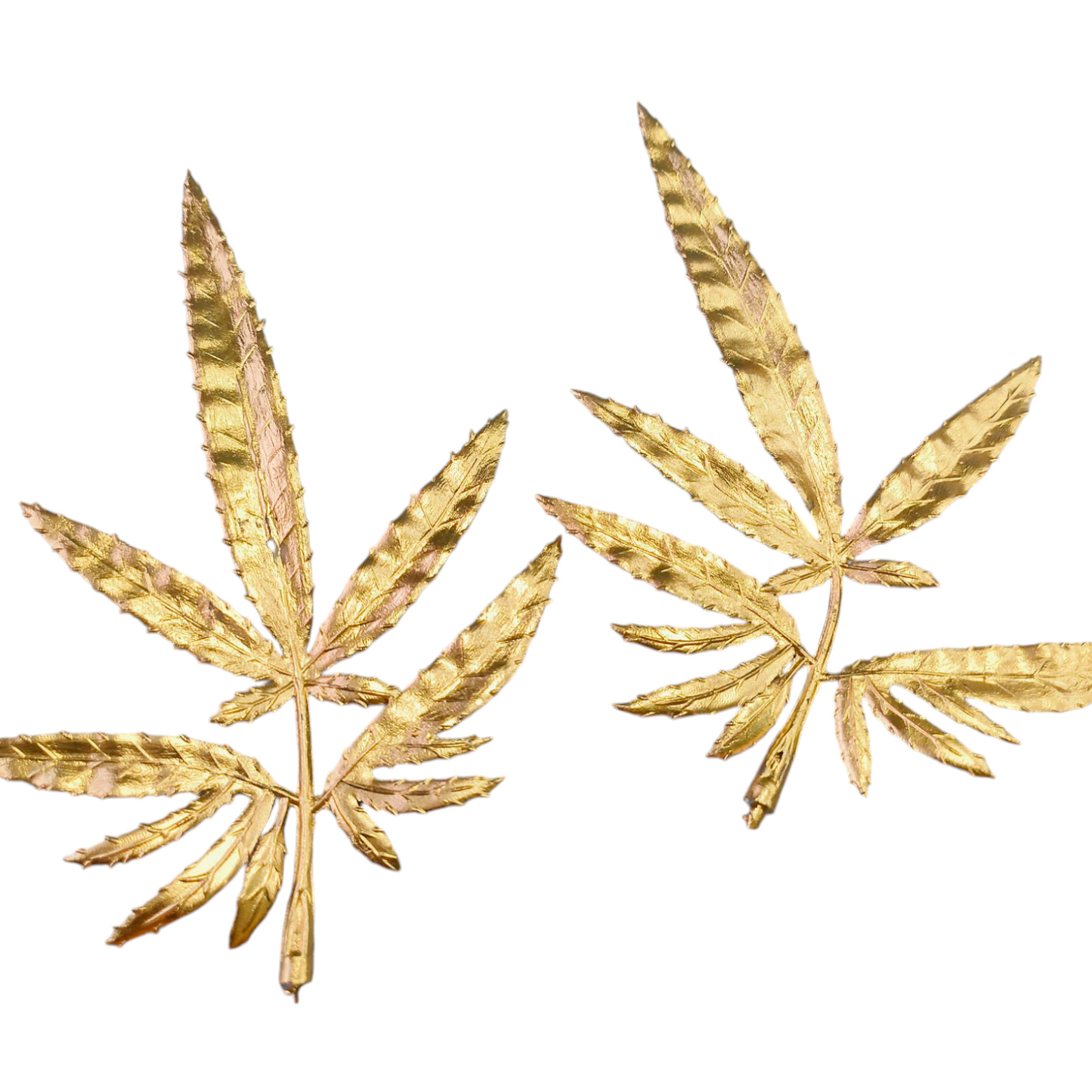 Golden Leaf Cake Topper pack of 2 PC's #3