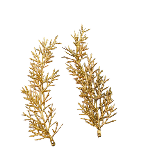 Golden Leaf Cake Topper pack of 2 PC's #7
