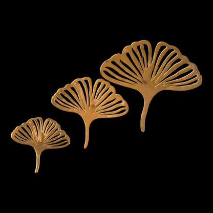 Gineko Leaf Acrylic Toppers 3 pcs pack , 2-4" Size