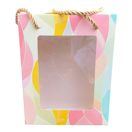 Hamper Paper Bag Rainbow 8*6*4 inch, 10 PC's pack