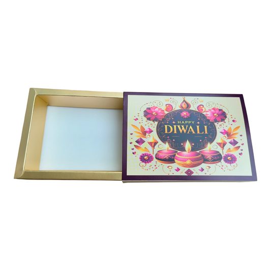 Diwali 6 Cavity Slider Box | 10 PC's| only Box | Design #3