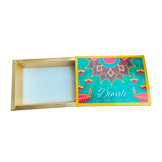 Diwali 6 Cavity Slider Box | 10 PC's| only Box | Design #2