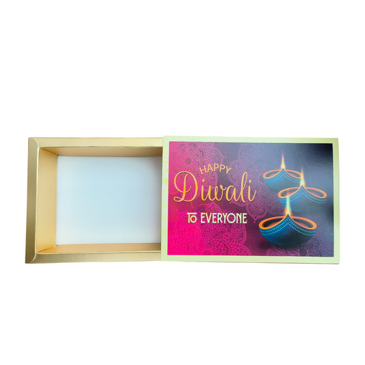Diwali 6 Cavity Slider Box | 10 PC's| only Box | Design #1
