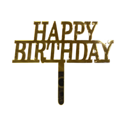 Acrylic Birthday Topper 3" #13-10 PC's pack