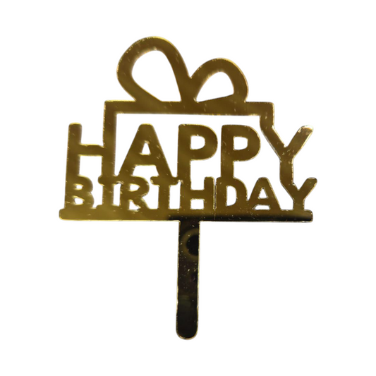 Acrylic Birthday Topper 3" #15-10 PC's pack