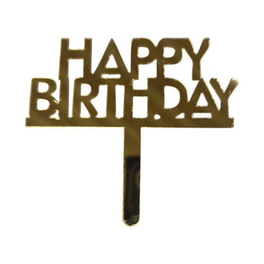 Acrylic Birthday Topper 3" #16-10 PC's pack