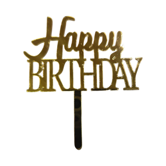 Acrylic Birthday Topper 3" #18-10 PC's pack