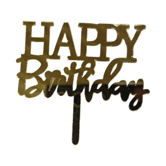 Acrylic Birthday Topper 3" #6-10 PC's pack