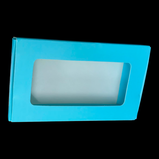 Slider Bar Box / Kunafa Box | 10 PC's pack | size 6.5×3.75×1 inch | Sky Blue