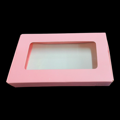Slider Bar Box / Kunafa Box | 10 PC's pack | size 6.5×3.75×1 inch | Pink