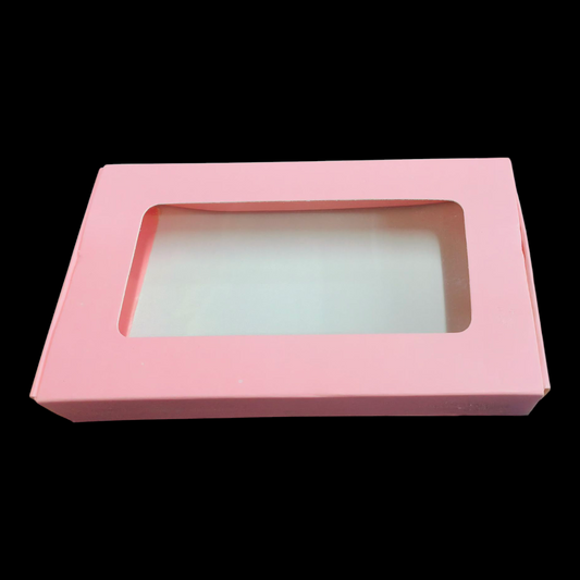Slider Bar Box / Kunafa Box | 10 PC's pack | size 6.5×3.75×1 inch | Pink