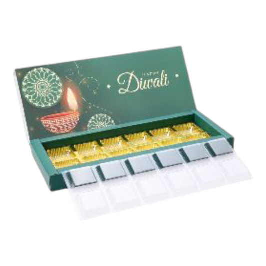 12 Cavity Diwali Box with Cavity +Lid -10 PC's pack (14 Series)