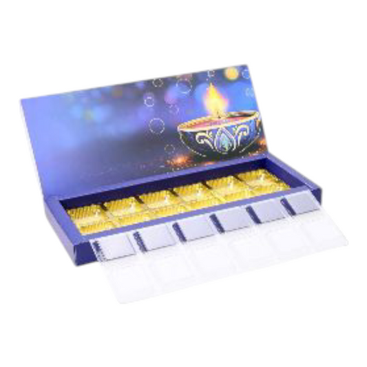 12 Cavity Diwali Box with Cavity +Lid -10 PC's pack (17 Series)
