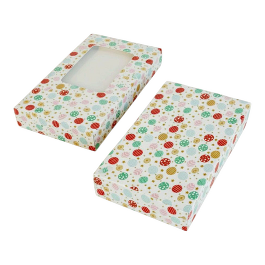 Bar Chocolate Box Polka Dot White- Size 6.5×3.5×2 inch  |10 PC's pack