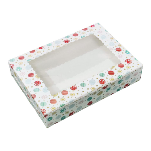Brownie Box 6 Pcs Polka Dot White- Size 6×9×2 |10 PC's pack