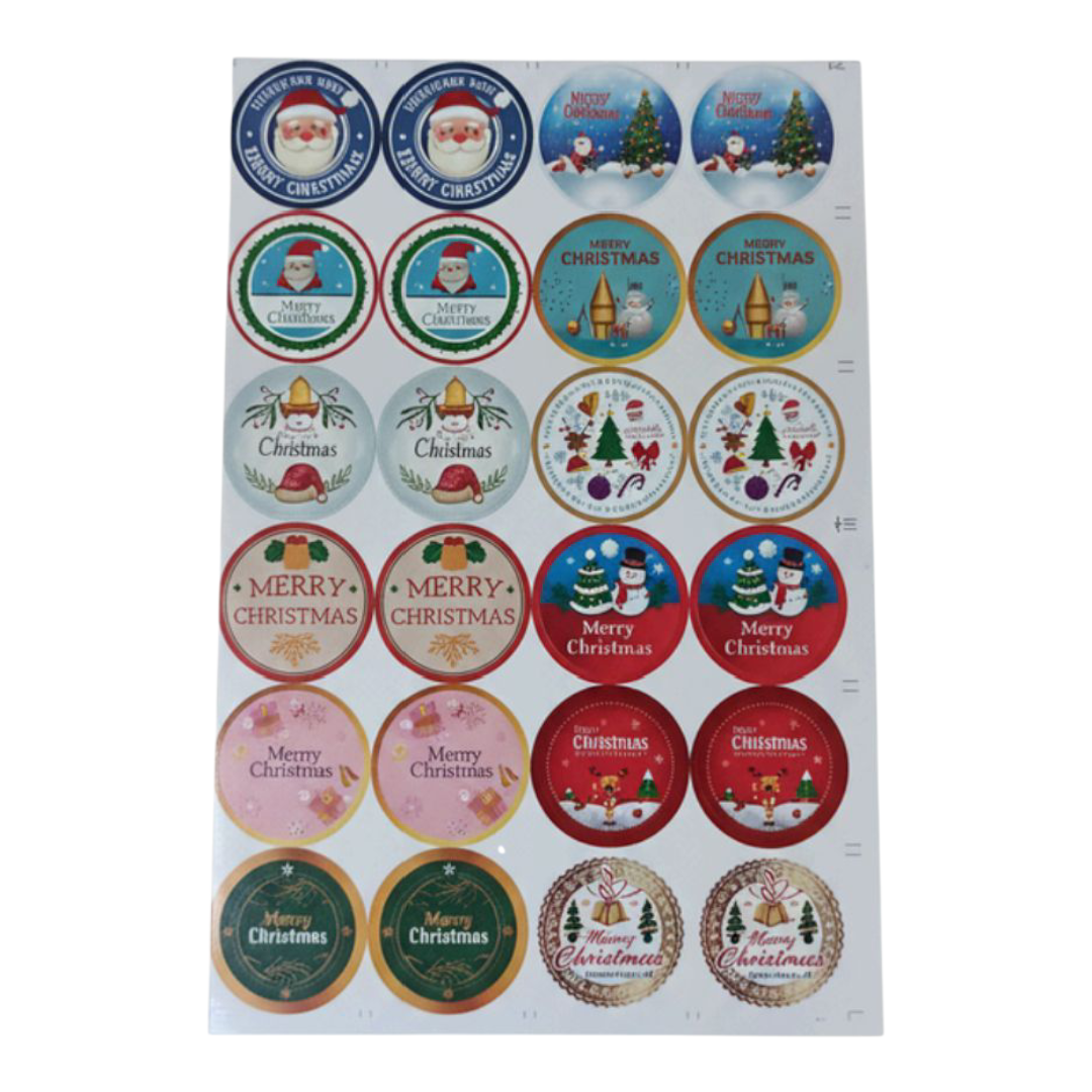 Christmas Stickers Sheets | 50 pcs Sheet
