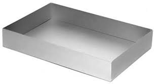 Rectangular Cake Mould RECTANGULAR CAKE TIN MOULD 10*8*2 – Bakersmart