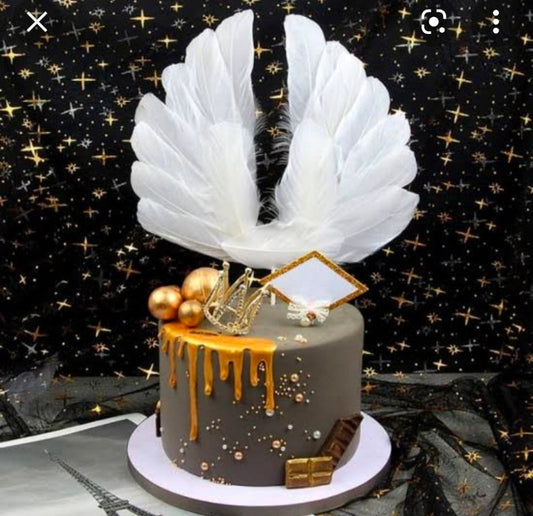 Feather Wings Topper White