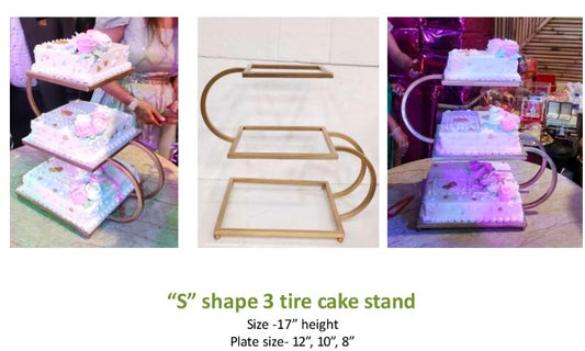 Cake Stand S Shape