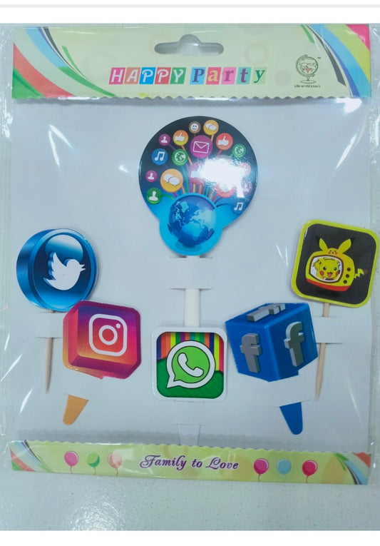 Paper Theme Topper Social Media