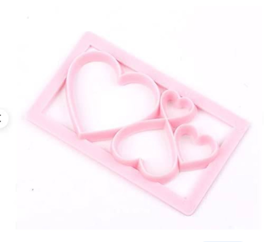 PLASTIC QUILT EMBOSSER HEART MOULD