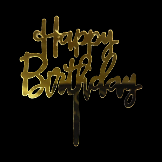 Acrylic Birthday Topper 3" #9-10 PC's pack