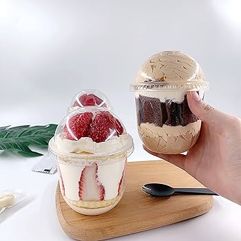 Dessert Glass | Boba Glass | 300.ml | 25 PC's pack