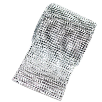 24 line Embroidered Silver Lace For Decoration,1 mtr Length