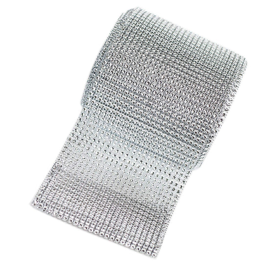 24 line Embroidered Silver Lace For Decoration,1 mtr Length