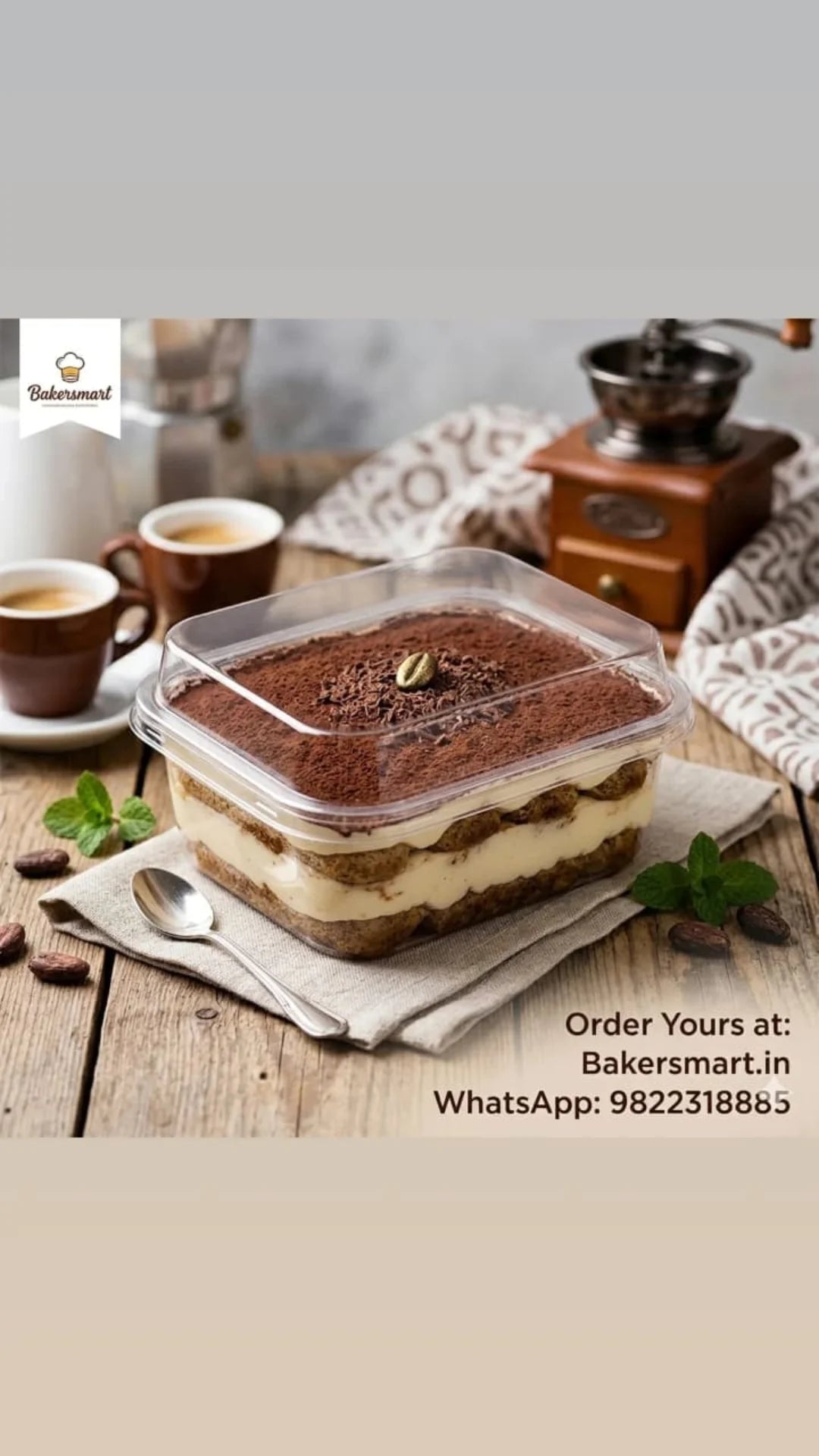 Plastic Clear Dessert Tub With Lid |25 PC's pack| 450 ml
