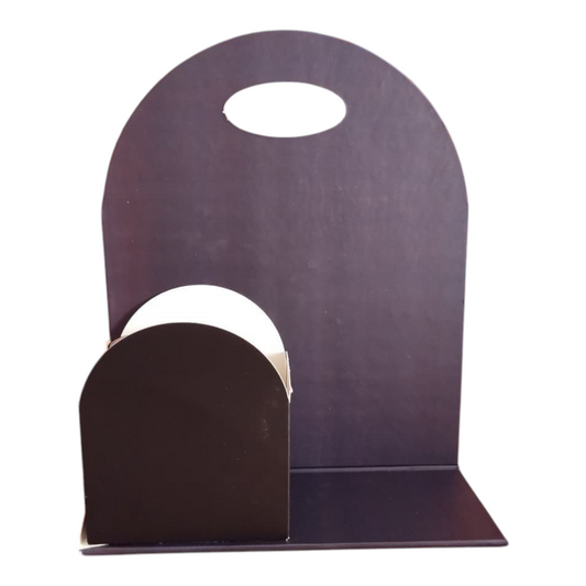 Black Foldable Cake & Flower Hamper