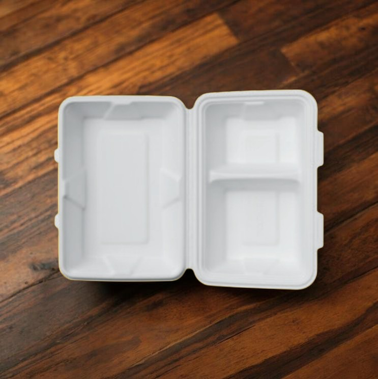 2 CP Bento/ Clamshell Box | 10 pcs Pack | Size 10*6