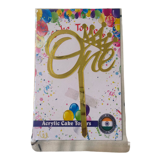 Acrylic Cake Topper One #2