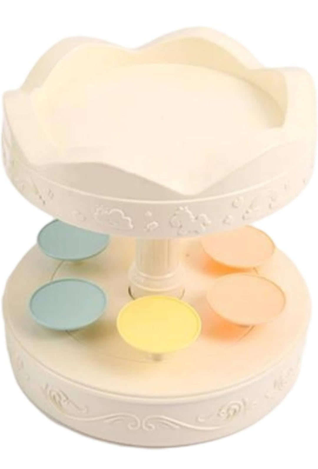 2 Layer Revolving Cup Cake Stand