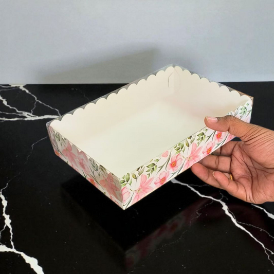 6 pcs Brownie Box Floral|10 PC's | Size 9×6×2 Inch