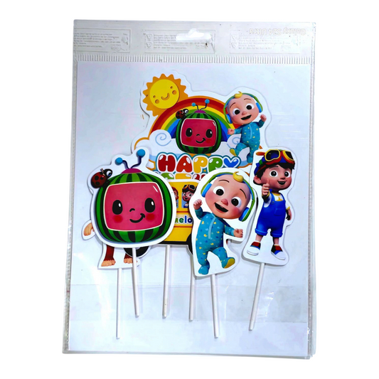 PAPER THEME TOPPER COCOMELON