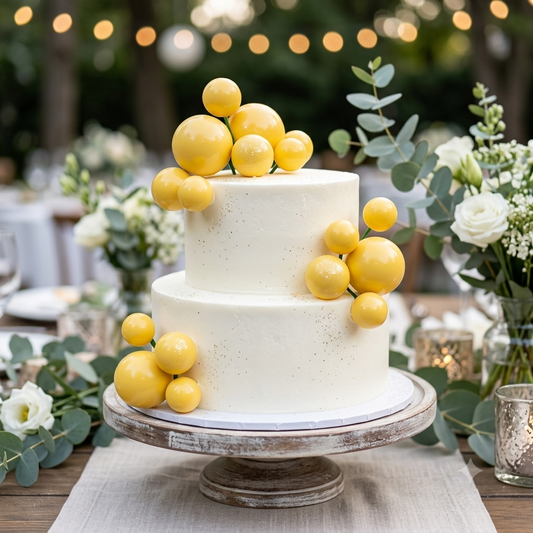 Faux Ball -Yellow| 20 PC's pack