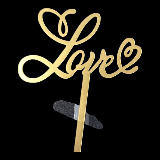 5" Acrylic Toppers Love #2