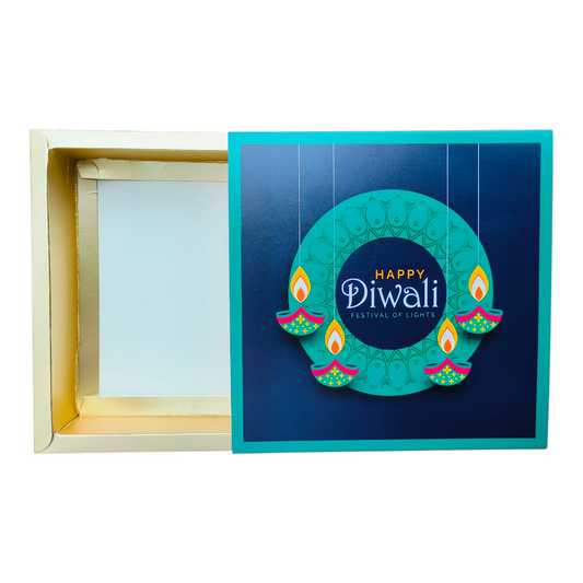 Diwali 9 Cavity Slider Box | 10 PC's| only Box | Design #5