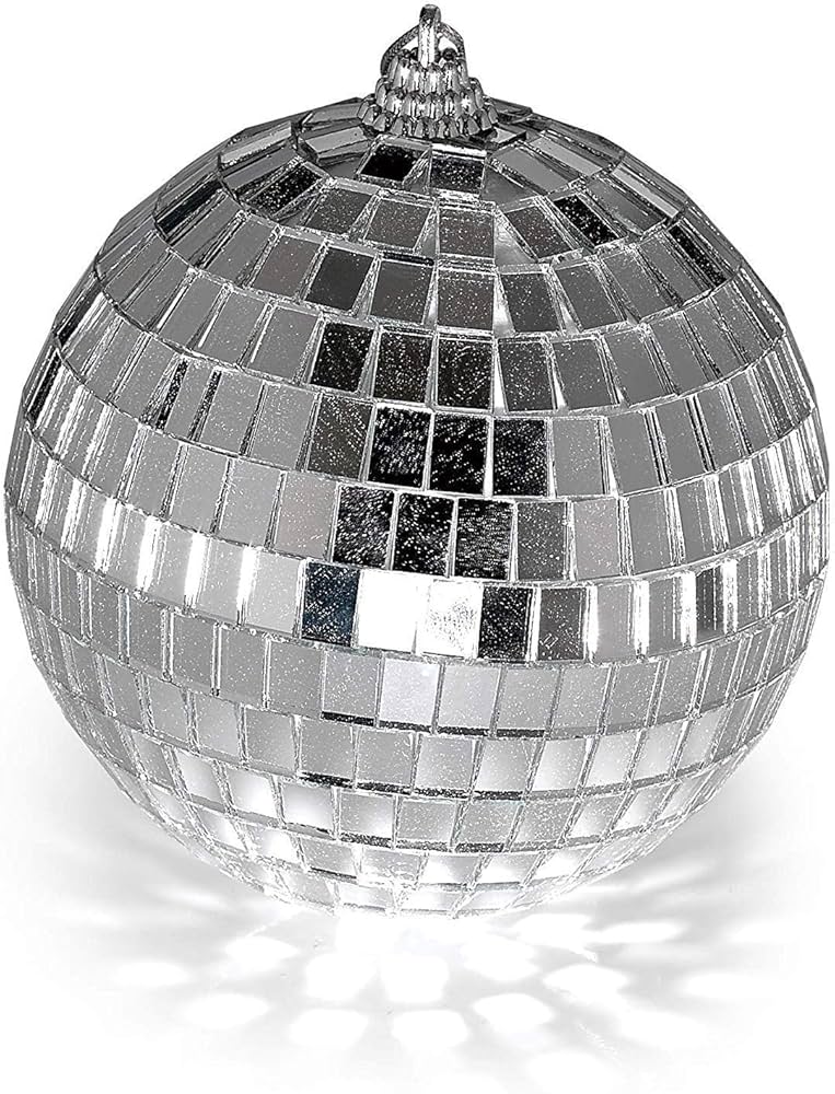 Mirror Disco Ball | 12 cm Size |  1 Piece Pack