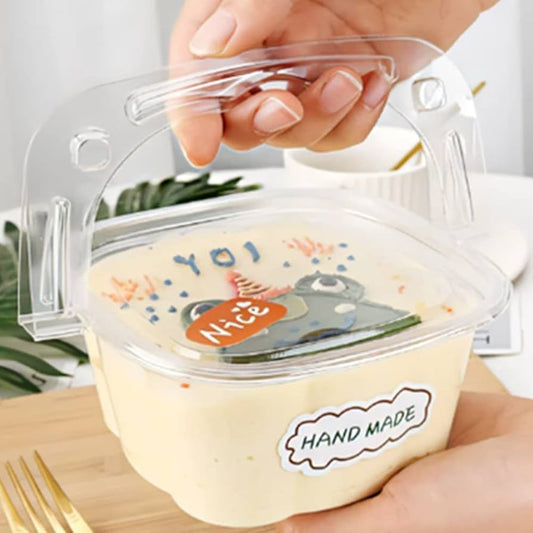 Plastic Dessert Tub | 500.ml | 10 PC's pack